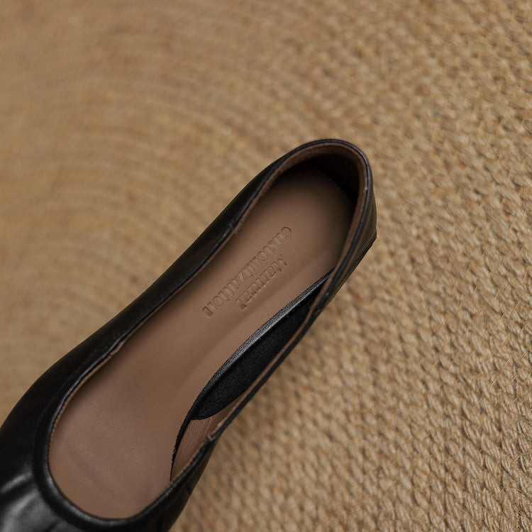 Liora Authentic Leather Heels