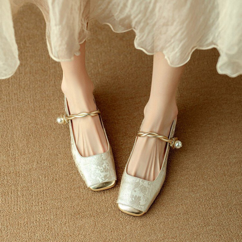 Galeni Leather Heels