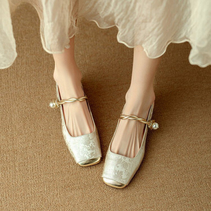 Galeni Leather Heels