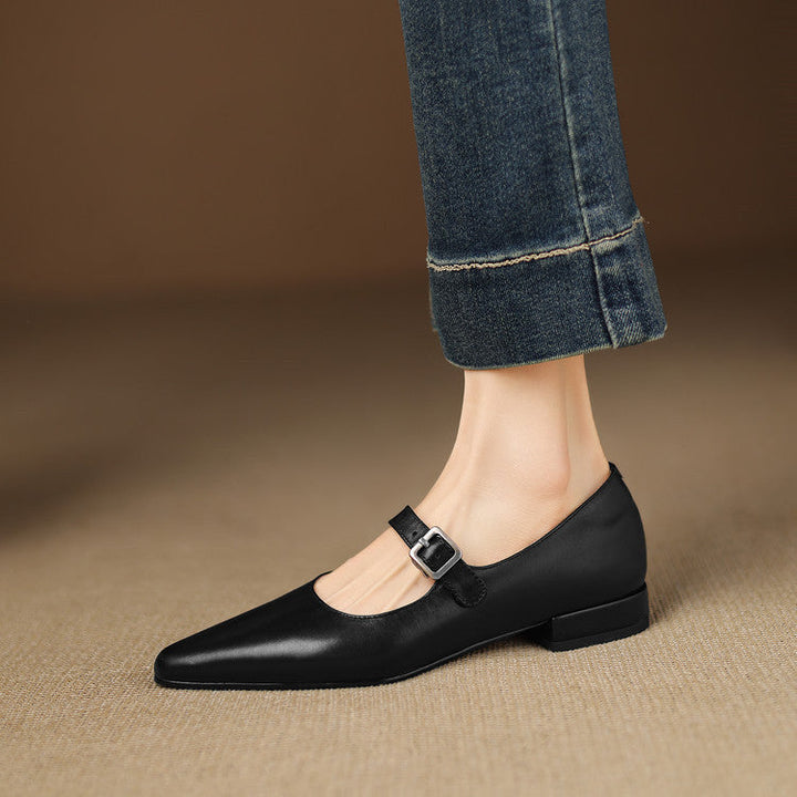 Authentic Leather Heels Orya