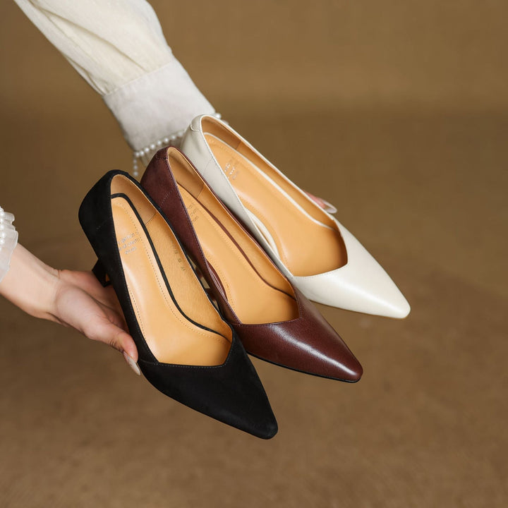 Genuine Leather Women's Heels