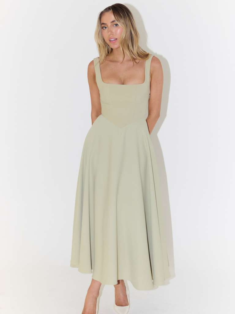 Solange | Timeless Midi Dress for Any Event