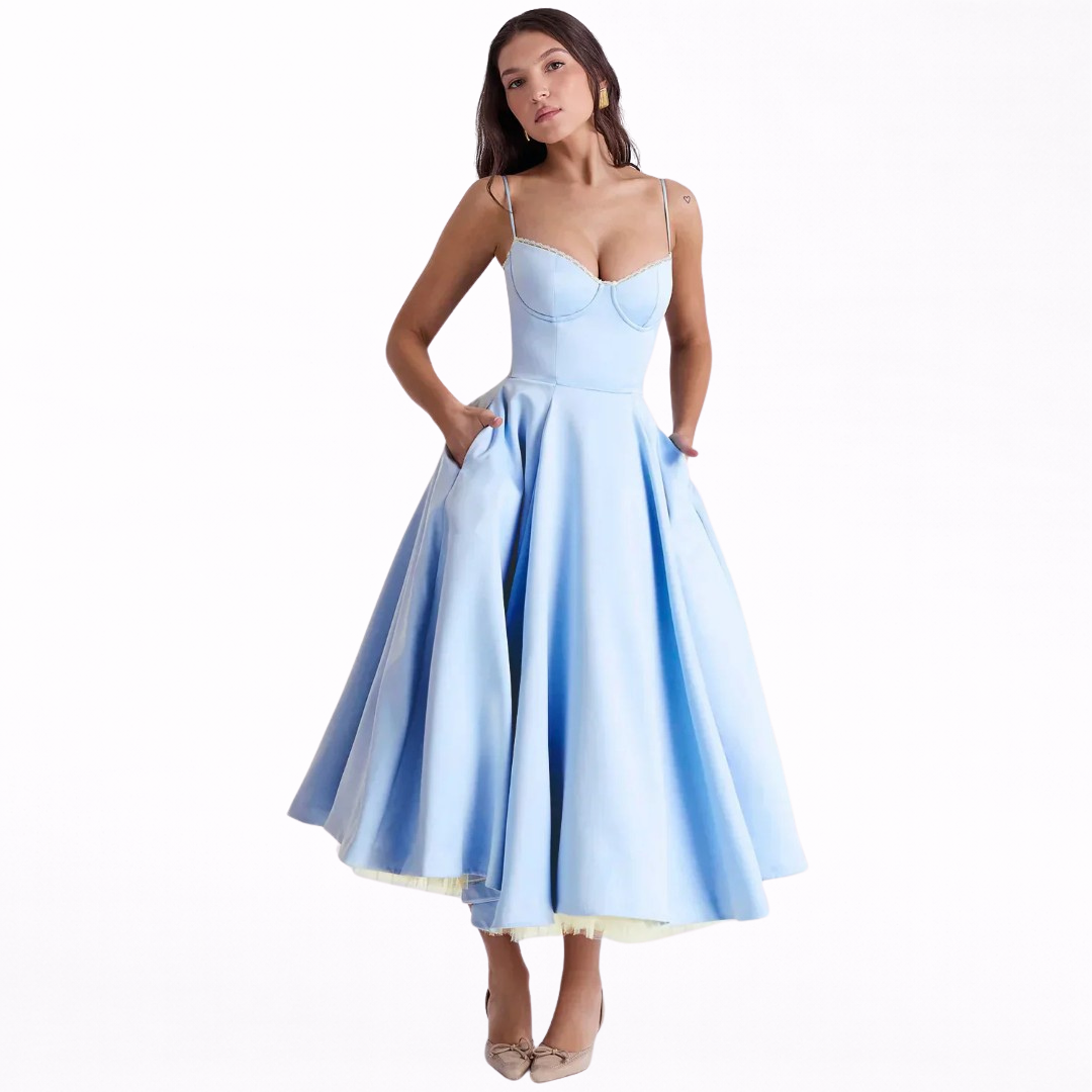 Arielle | Luxurious Midi Dress for Elegant Moments