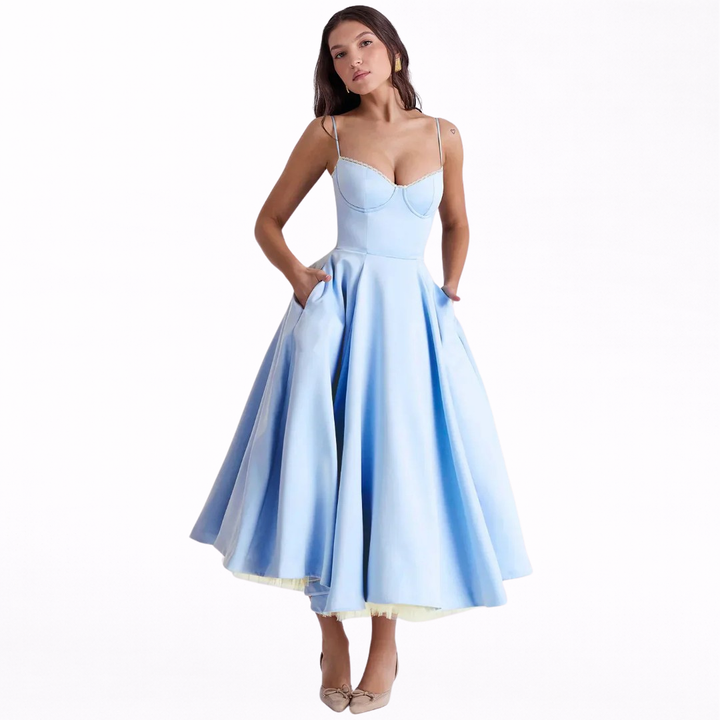 Arielle | Luxurious Midi Dress for Elegant Moments