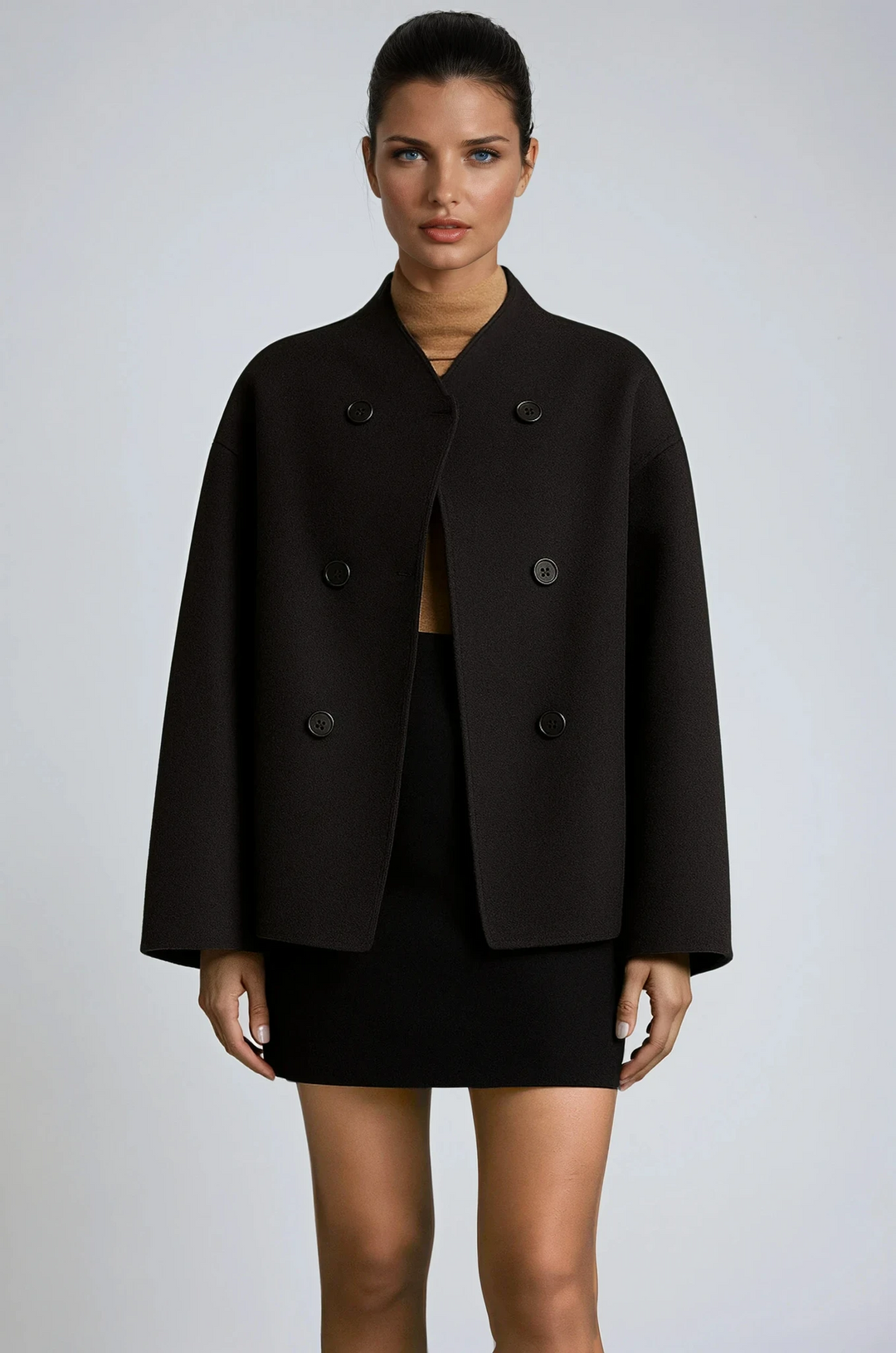 Women's Oversized Double-Breasted Blazer