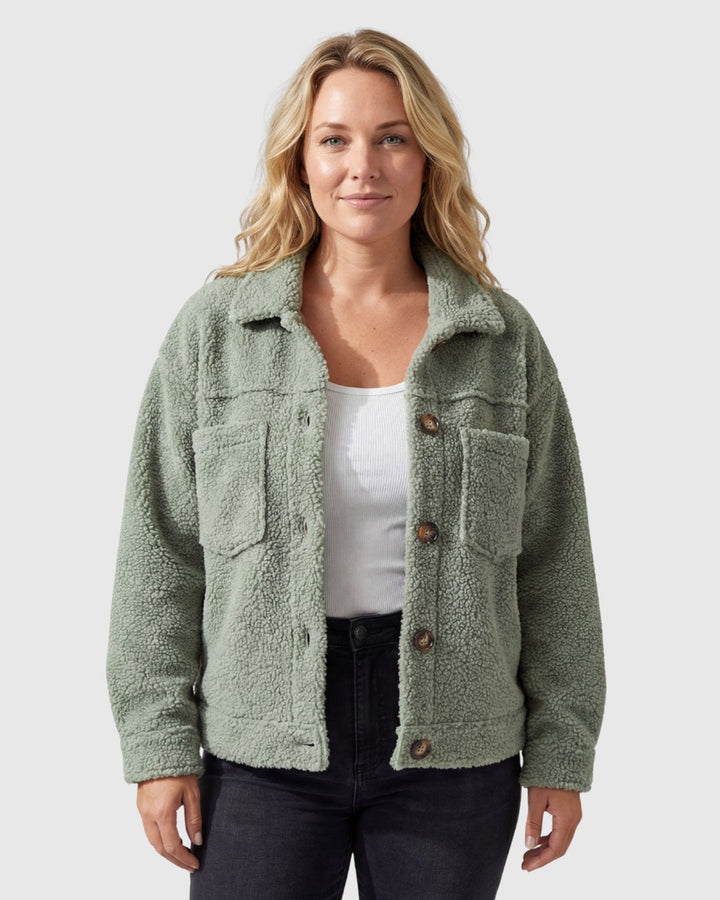 Violet | Fleece Mid-Layer Jacket