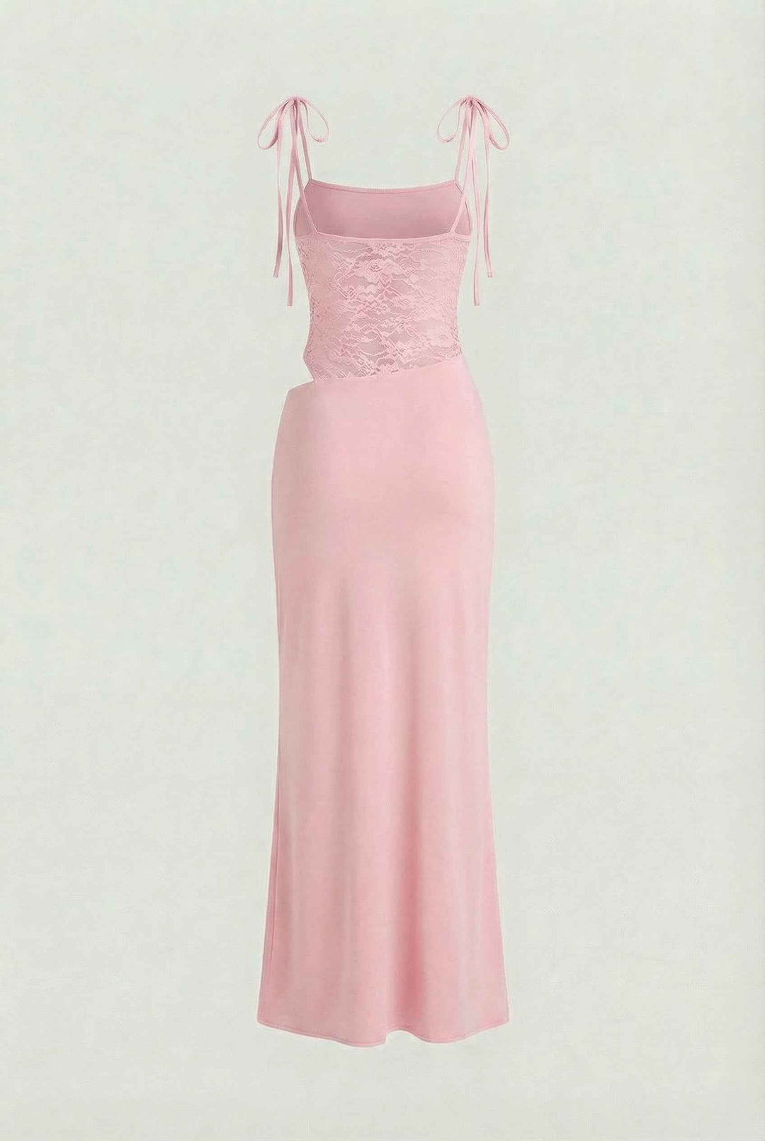 Nina | Sleeveless Pink Romantic Maxi Dress