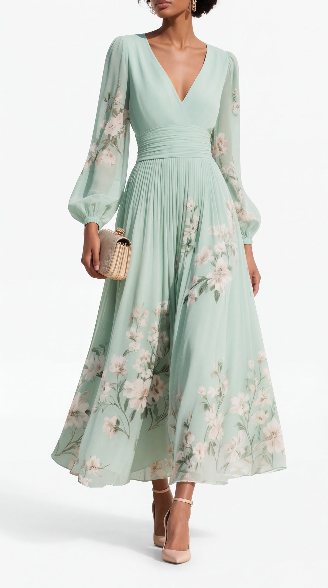 Coral | Long Dress