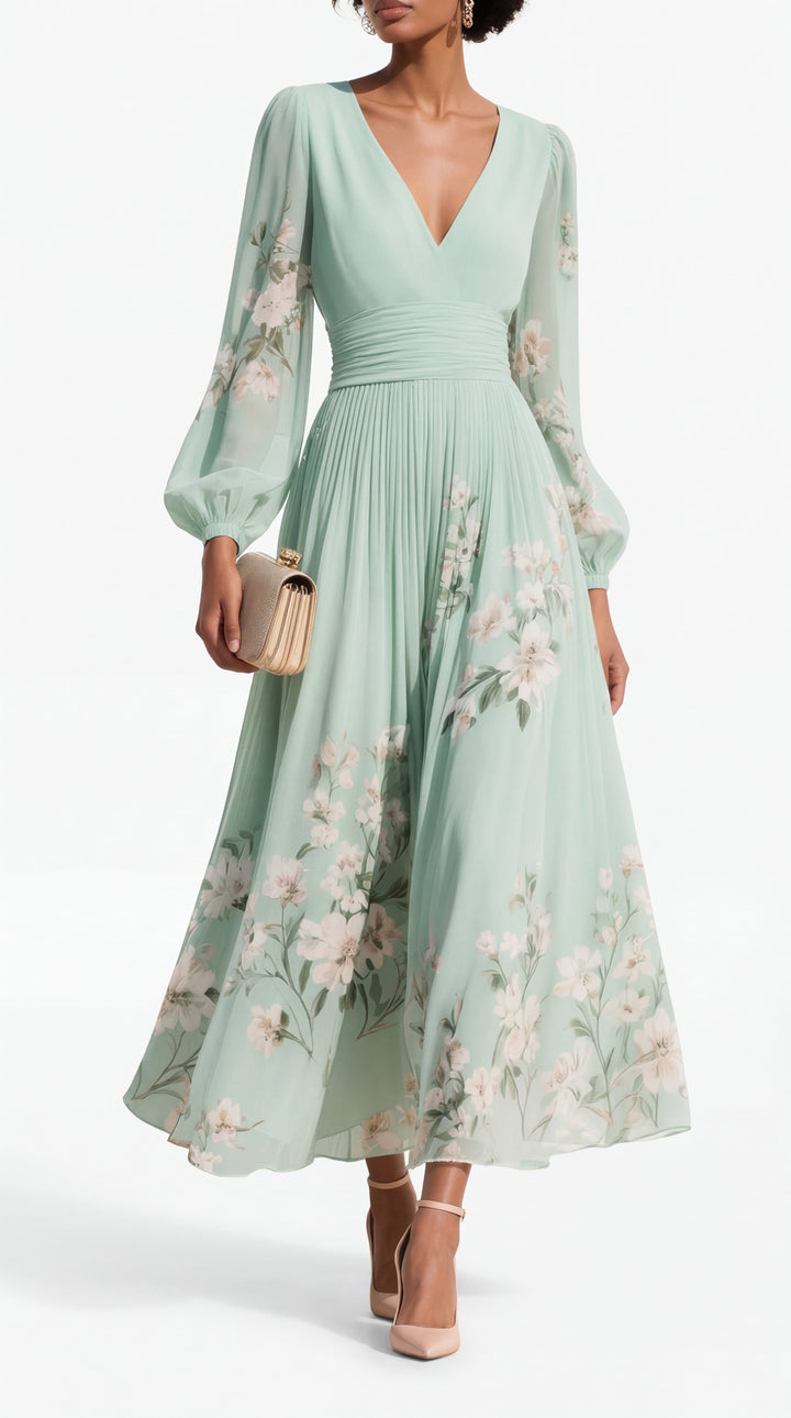 Coral | Long Dress