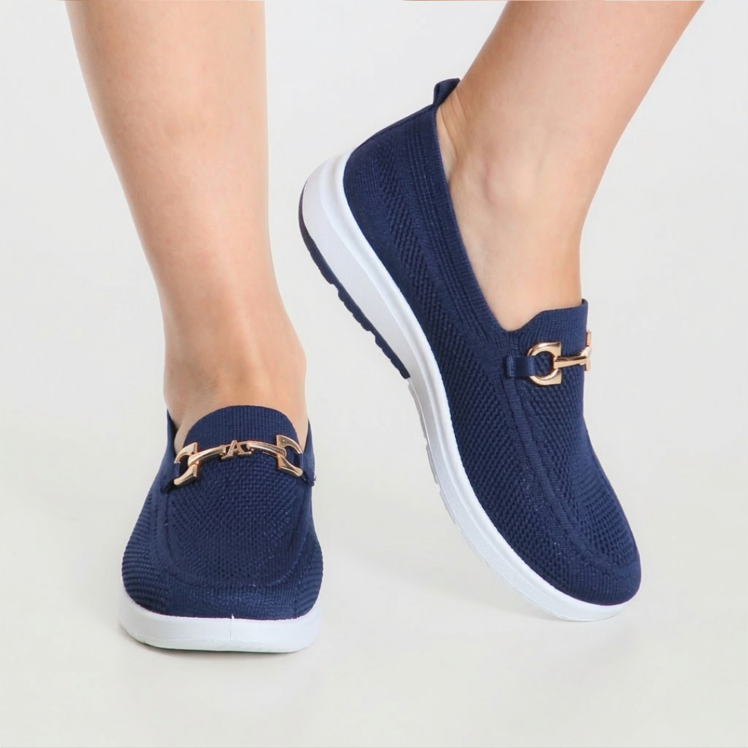 Sporty Platform Moccasins