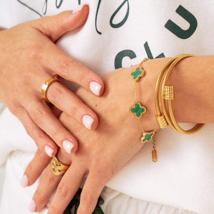 Gold Twister Bracelet