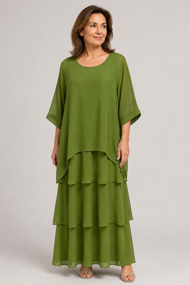 Radomíra | Relaxed Fit Layered Maxi Dress
