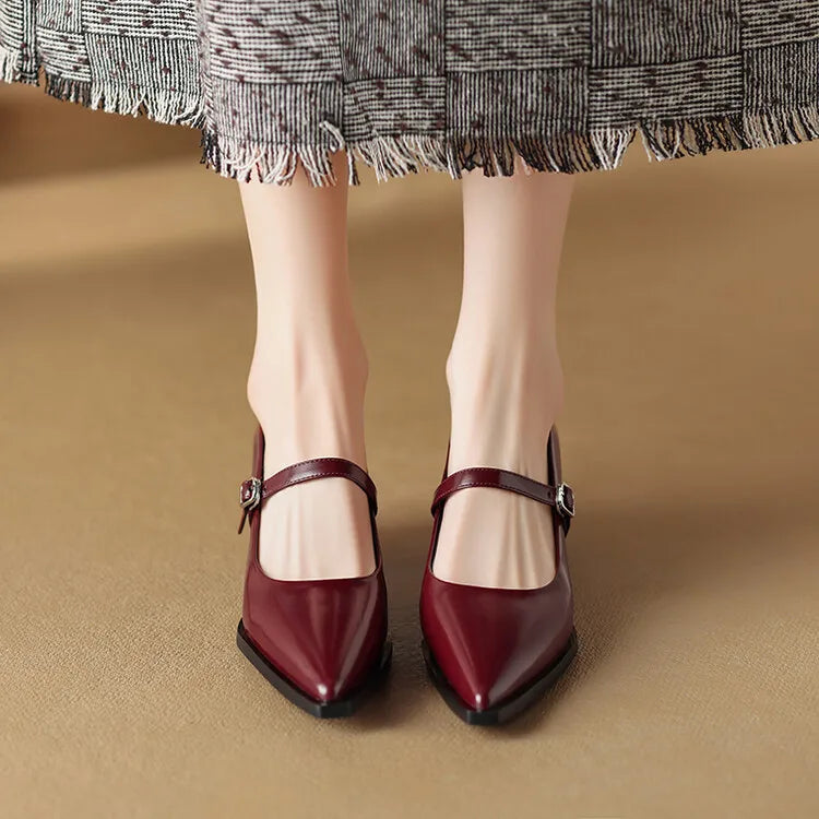 Authentic Leather Allure Heels
