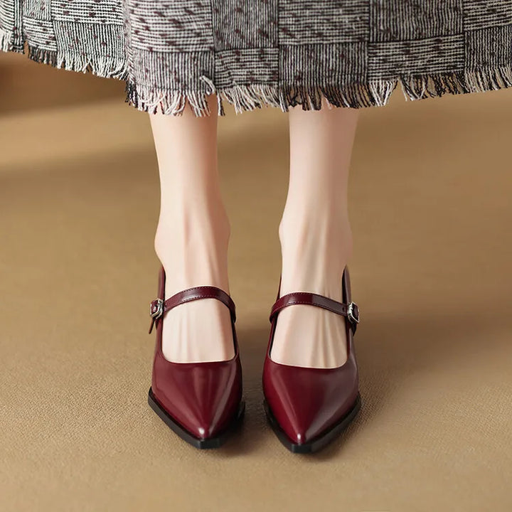 Authentic Leather Allure Heels