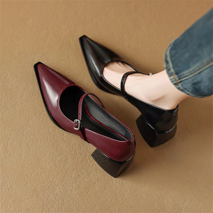 Authentic Leather Allure Heels
