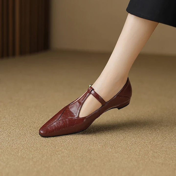 Authentic Leather Heels Biana