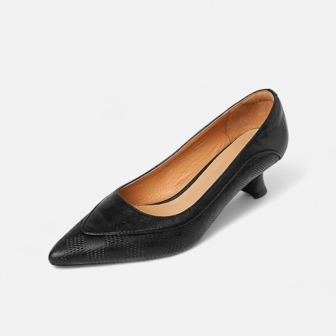 Augustinos | Leather Heeled Shoes