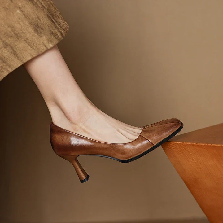 Authentic Leather High Heels