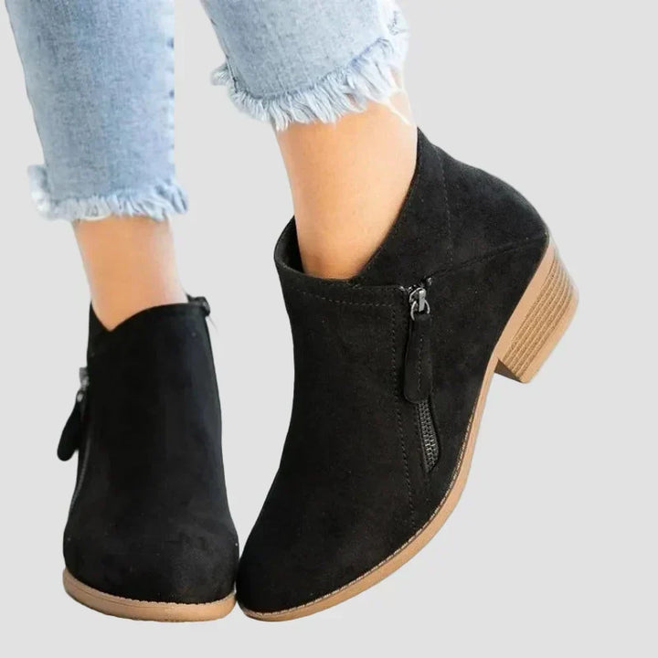 Premium Orthopaedic Leather Heeled Boots for Winter