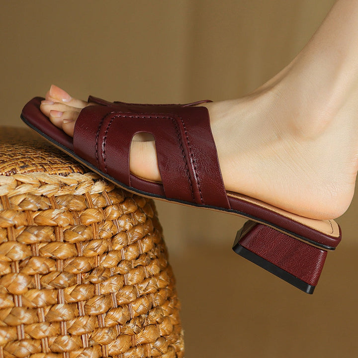 Orla Genuine Leather H-Strap Sandals