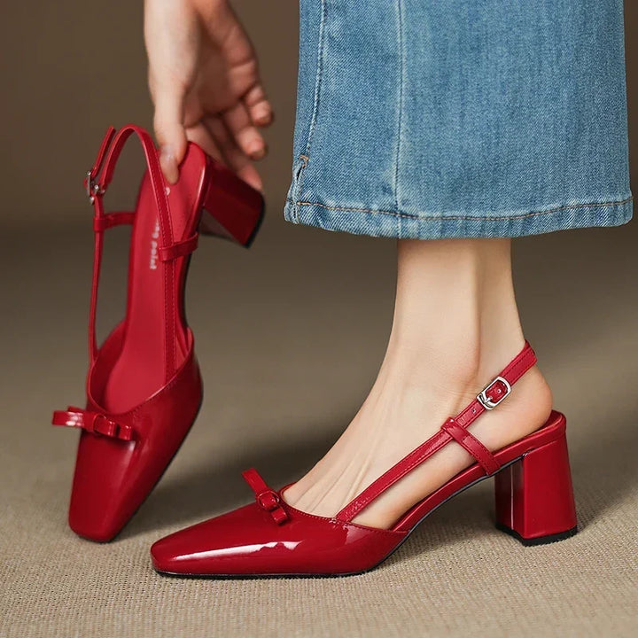 Authentic Leather Melani Heels