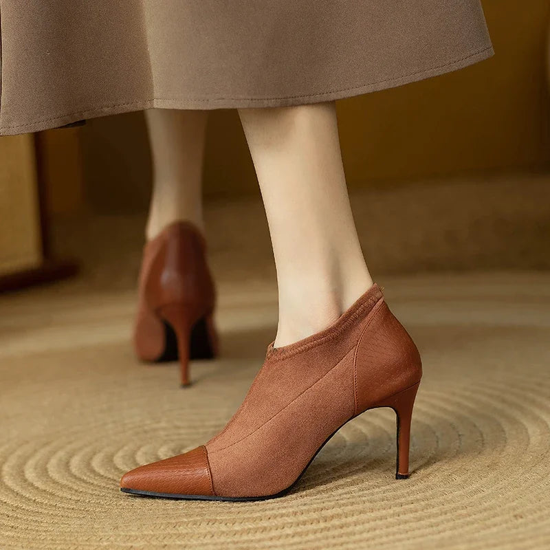 Deep Leather Heels