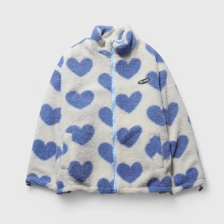 Aphroxyli - Warm Reversible Jacket with Soft Texture and Modern Style