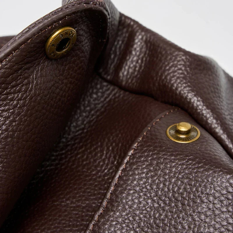 Adriani - Retro Genuine Leather Soft Minimalist Bag for Everyday Use