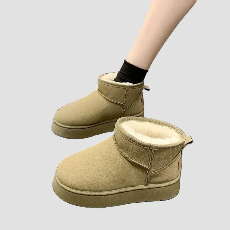 Comfortable Suede Boots with Rich Lining