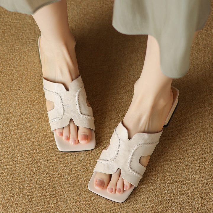 Orla Genuine Leather H-Strap Sandals