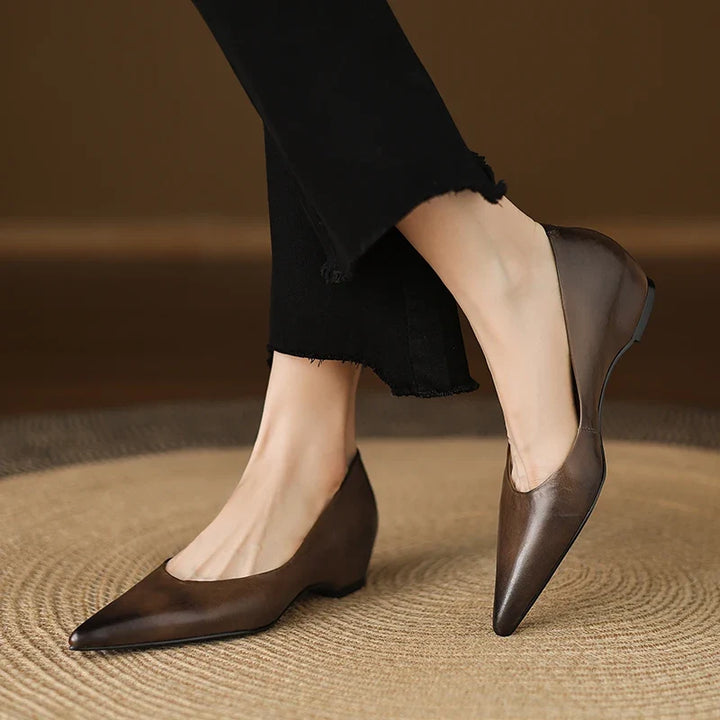 Avine Genuine Leather Flats