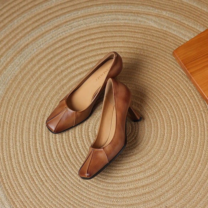 Authentic Leather High Heels