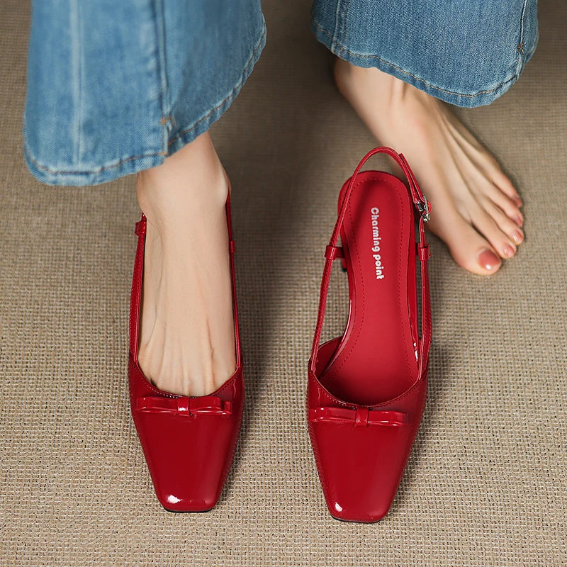 Authentic Leather Melani Heels