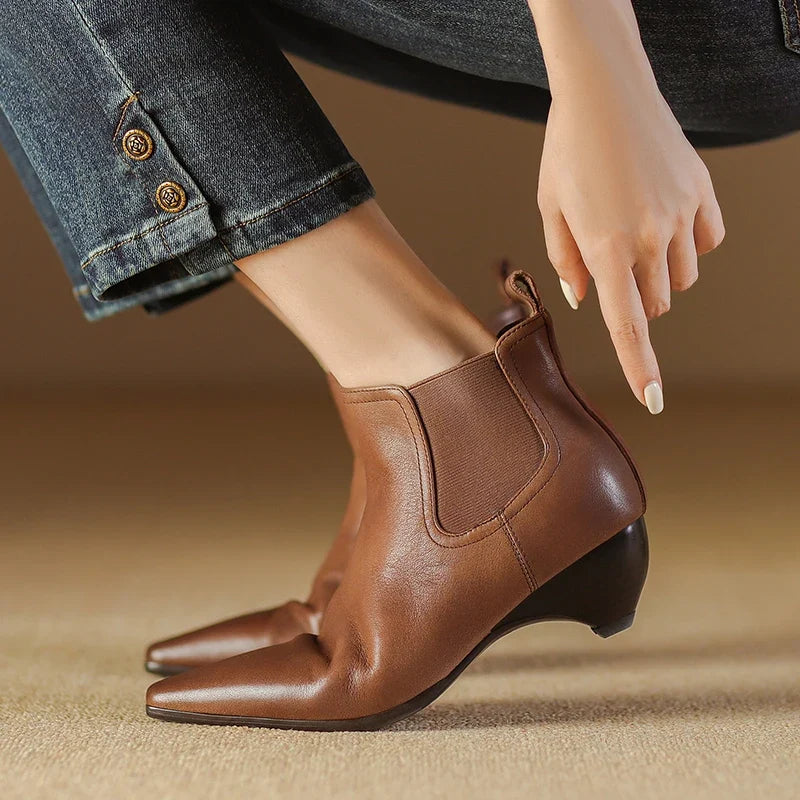 Laira Genuine Leather Boots