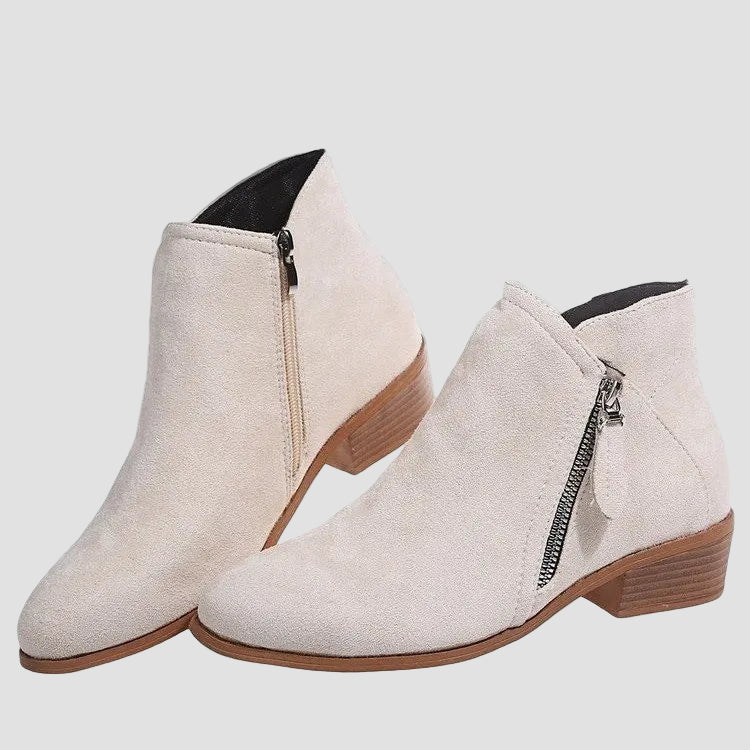Premium Orthopaedic Leather Heeled Boots for Winter