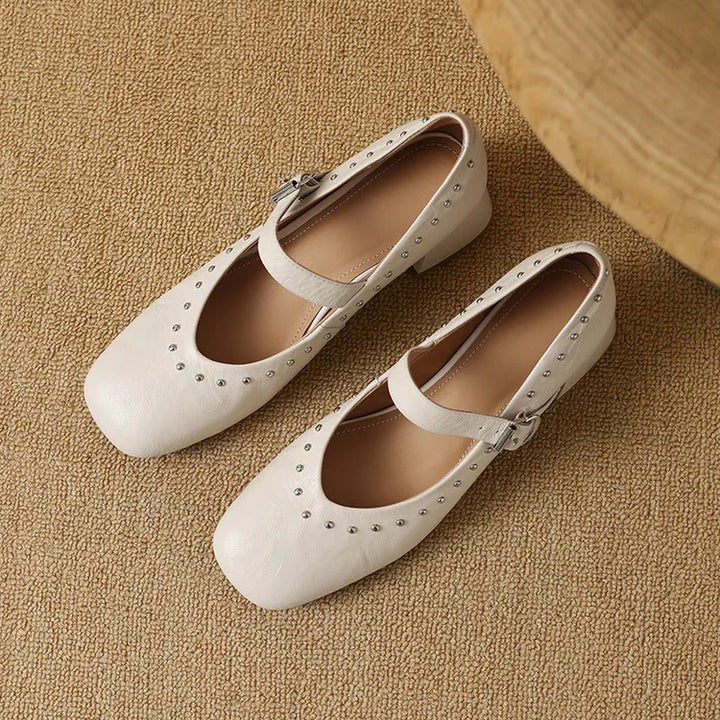 Authentic Leather Court Shoes Elour