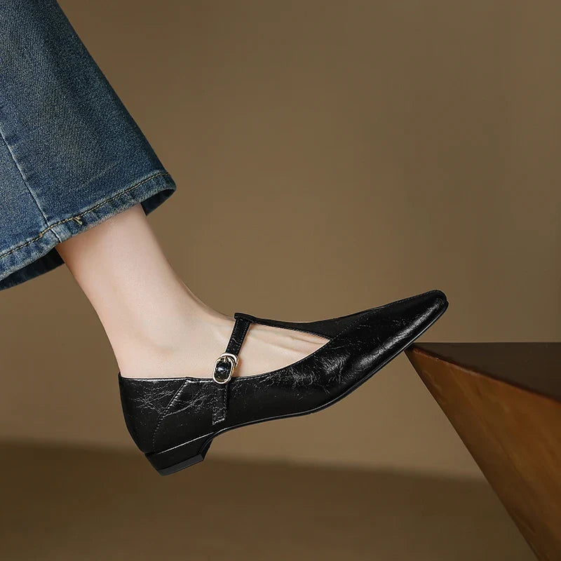 Ivra Genuine Leather Flats
