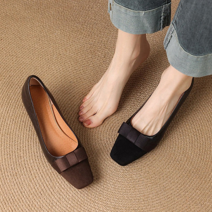 Blue Block Heels