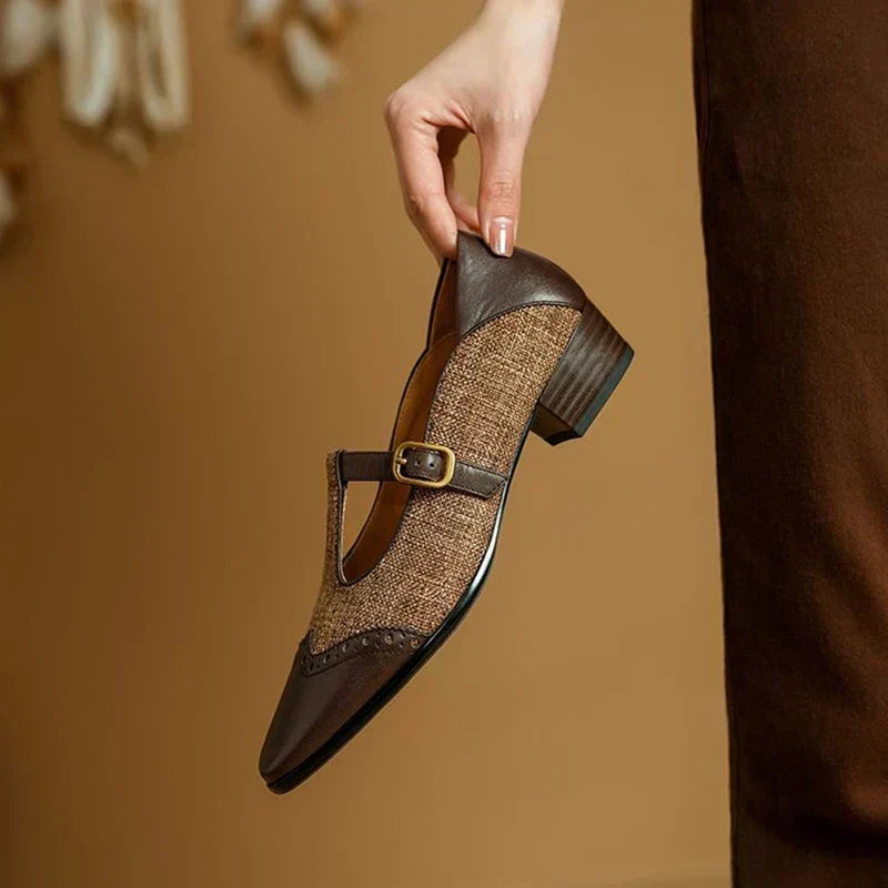 Sophie – Vintage Shoes with Buckle Design