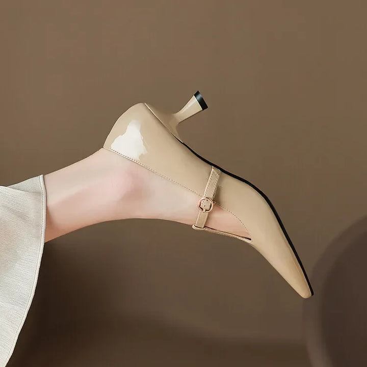 Authentic Leather Heels Ileen