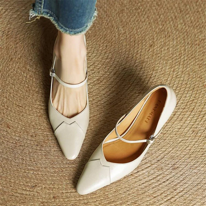 Genuine Leather Espadrilles