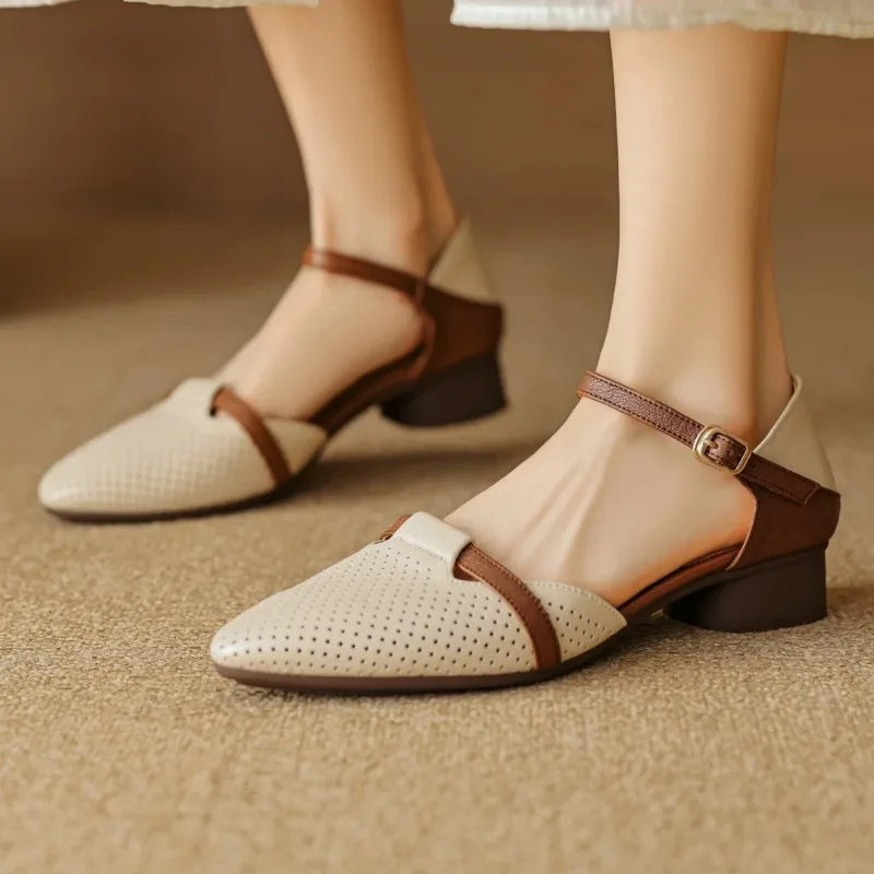 Authentic Leather Heels Celal
