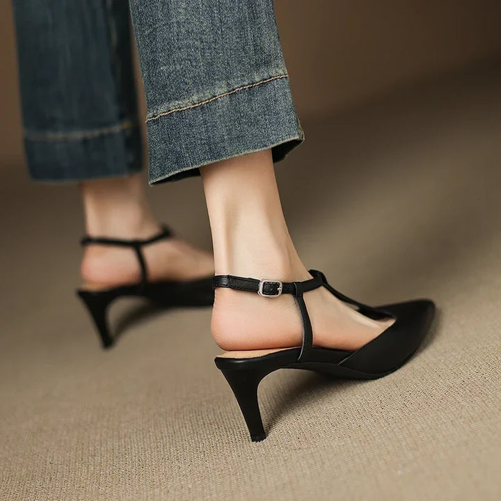 Authentic Leather Heels Serava
