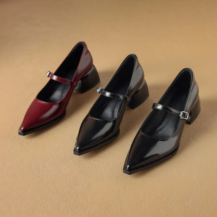 Authentic Leather Allure Heels