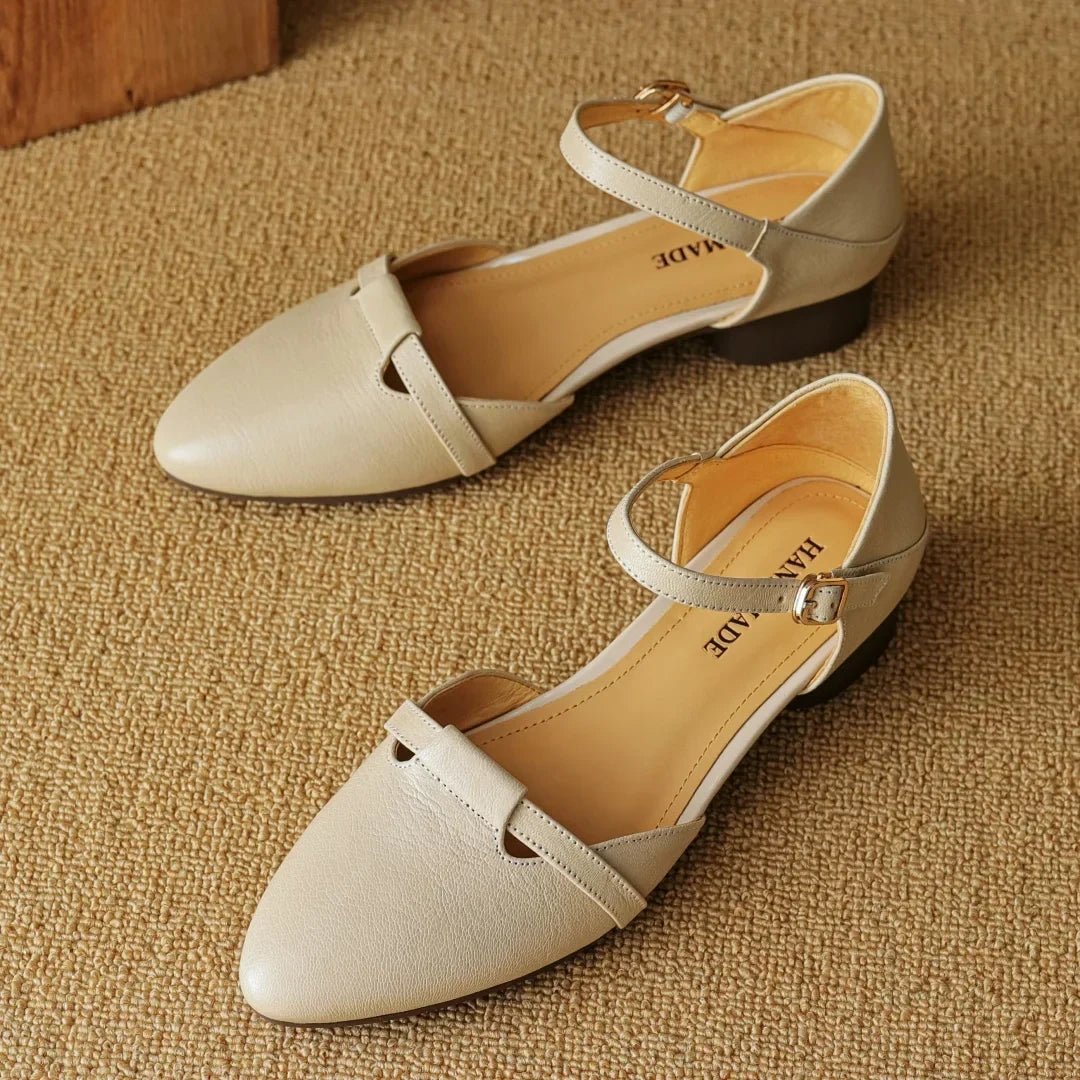 Authentic Leather Heels Laney