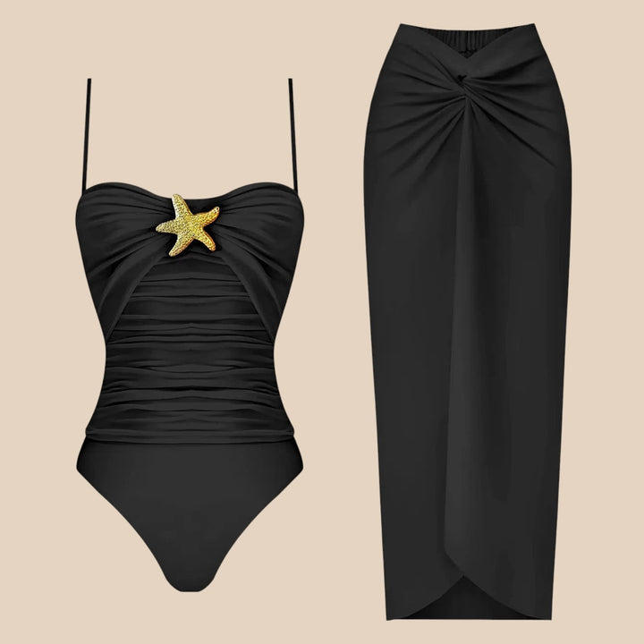 Beach Twin Set with Skirt – Petal