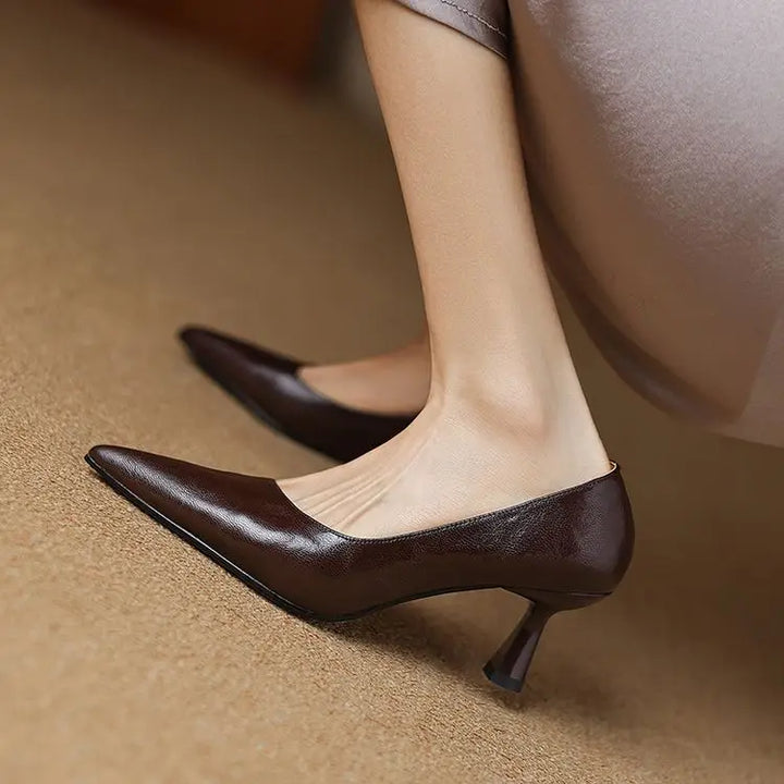 Avero Genuine Leather Heels