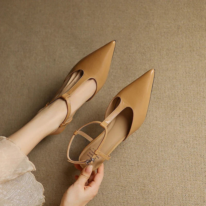 Authentic Leather Heels Serava