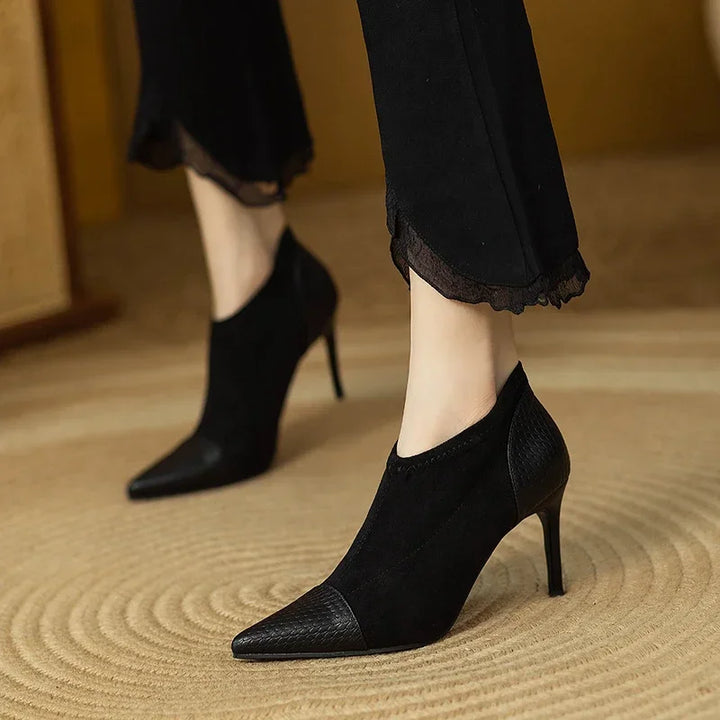 Deep Leather Heels