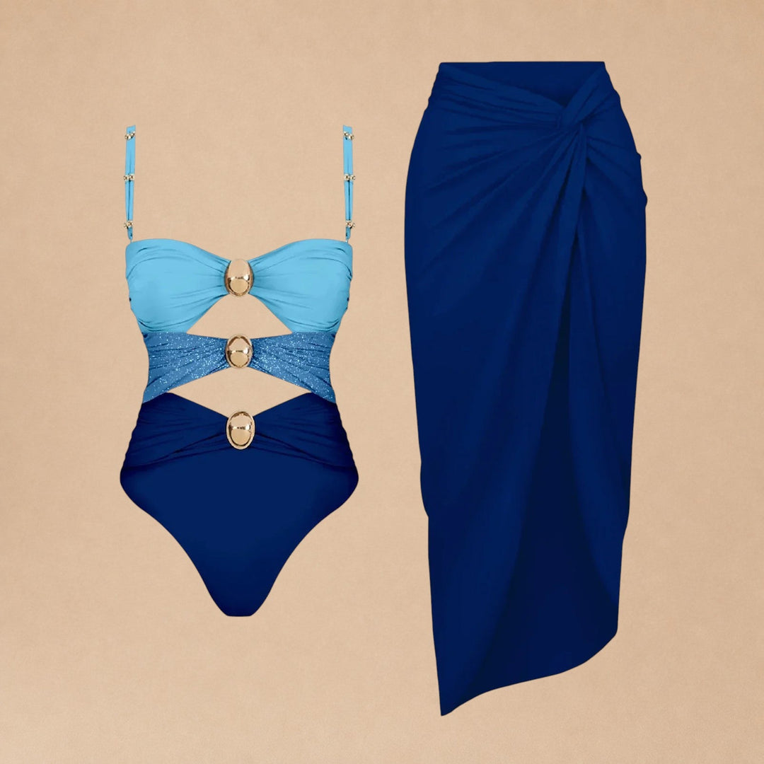 Raiz – Beach Twin Set with Satin Skirt